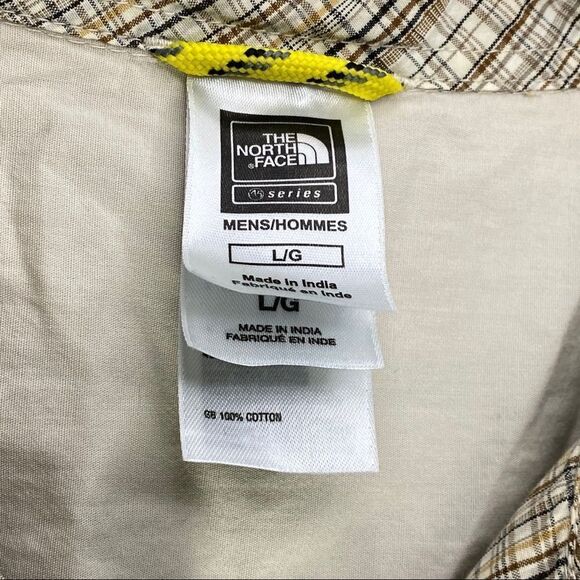 The North Face Mens Plaid Button Down Shirt L - Picture 3 of 4